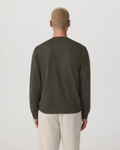 Long Sleeve Coronado Henley - Relaxed Fit | Oregano Heather