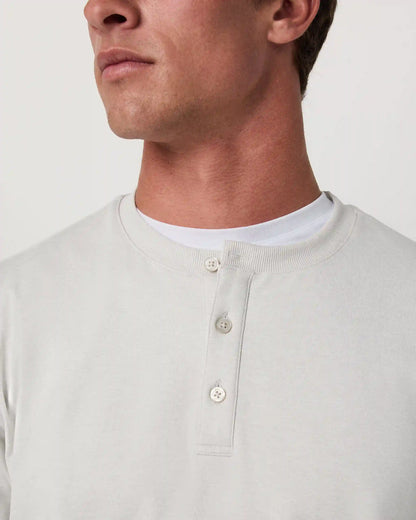 Long Sleeve Coronado Henley - Relaxed Fit | Salt Heather