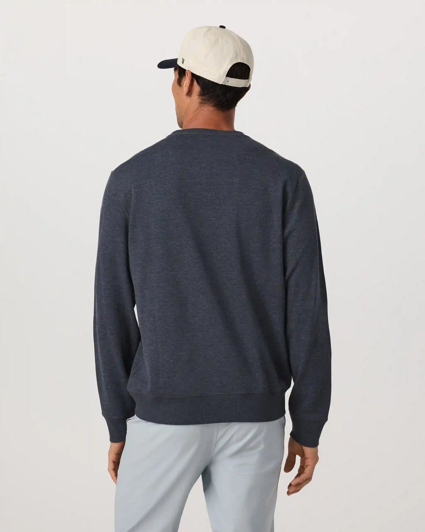 Jeffreys Crew 2.0 | Navy Heather