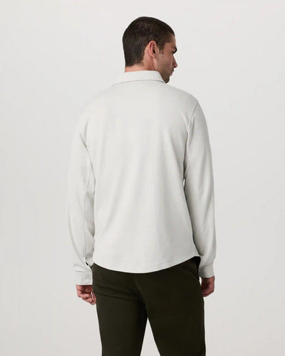 Long Sleeve Jeffreys Button Down Overshirt | Winter Grey Heather