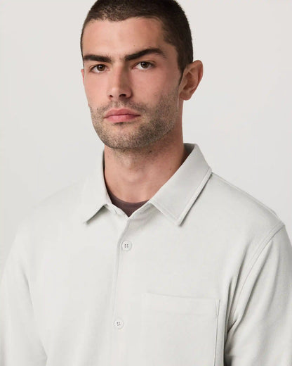 Long Sleeve Jeffreys Button Down Overshirt | Winter Grey Heather
