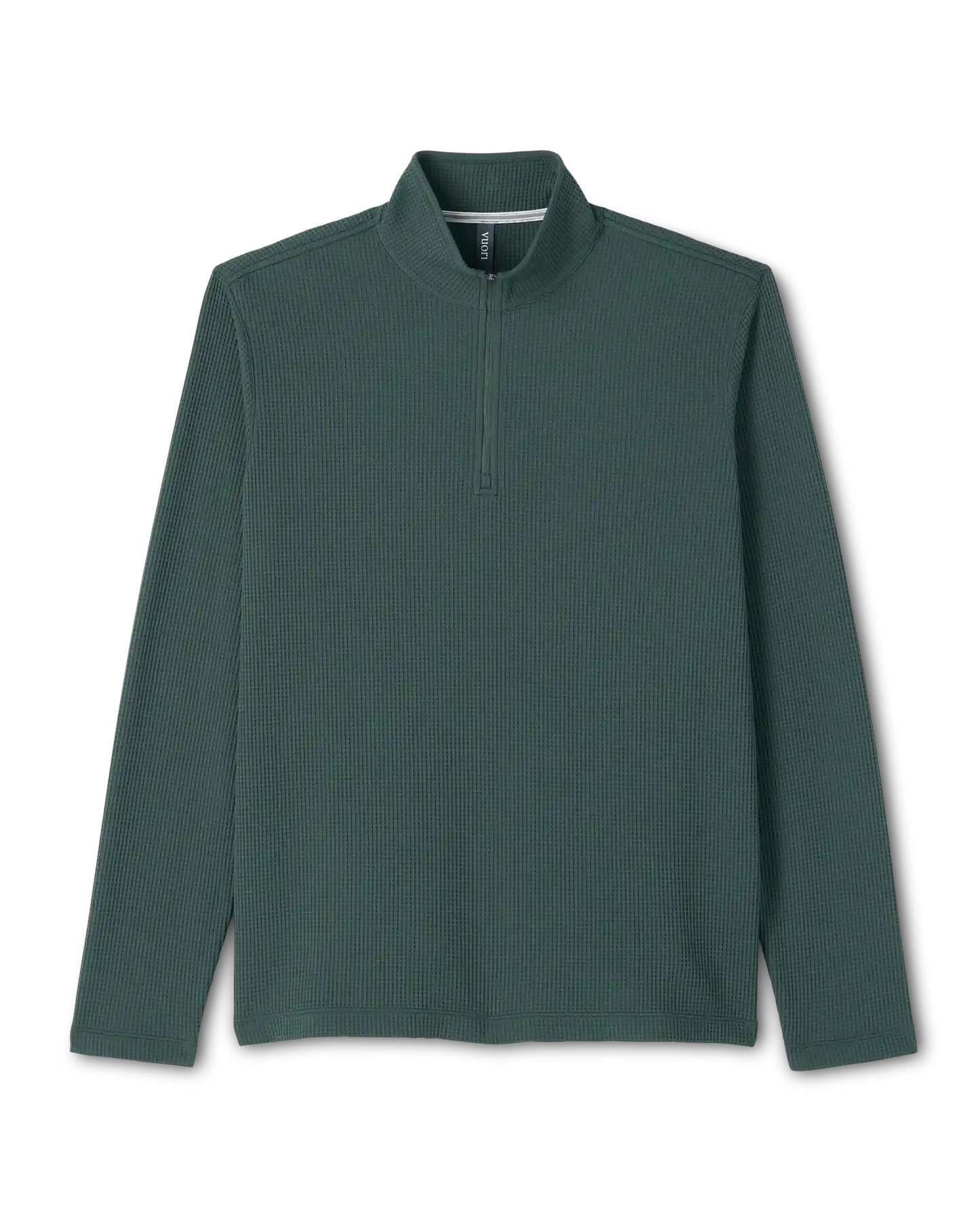 Lightweight Tech Waffle Quarter Zip | Hemlock
