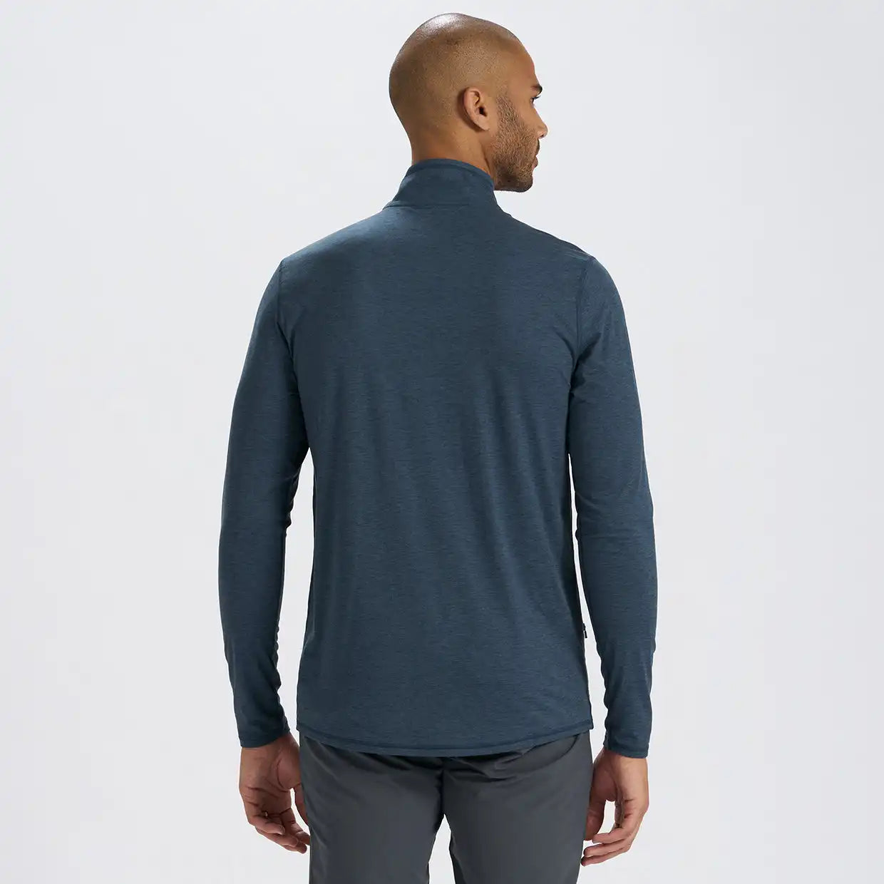 Ease Performance Half Zip | Indigo Heather