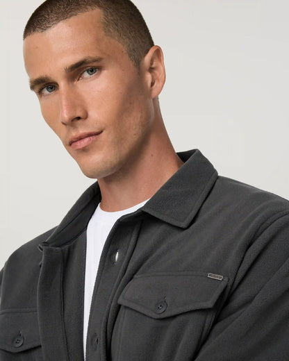 Aspen Shirt Jacket | Dark Pewter