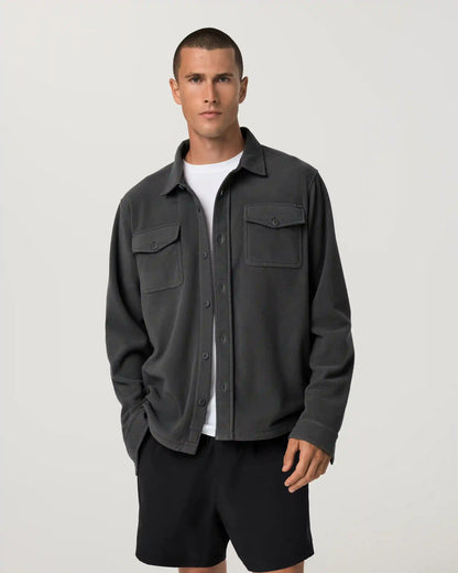 Aspen Shirt Jacket | Dark Pewter