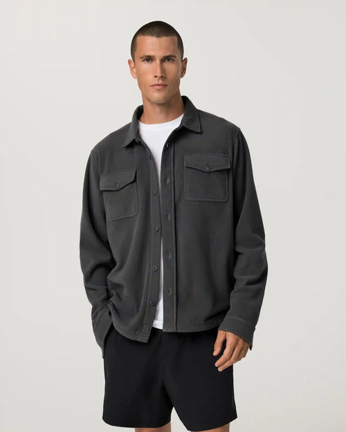 Aspen Shirt Jacket | Dark Pewter
