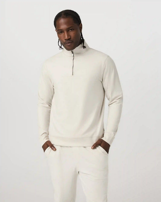Coronado Half Zip | Ivory Heather