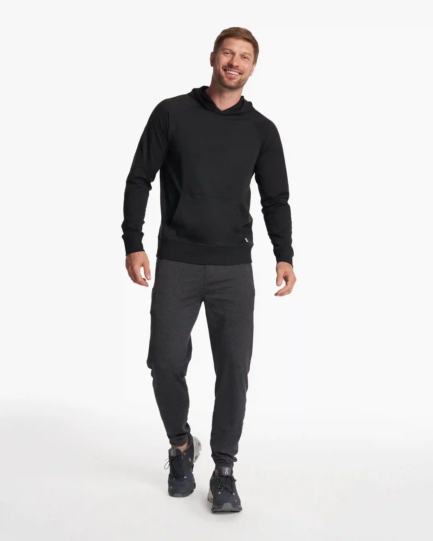 Coronado Pullover Hoodie | Black Heather