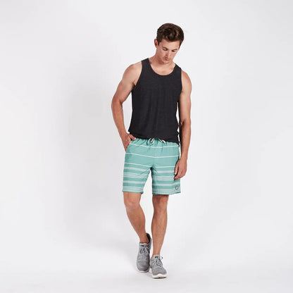 Kore Short Lined 7" | Aloe Stripe