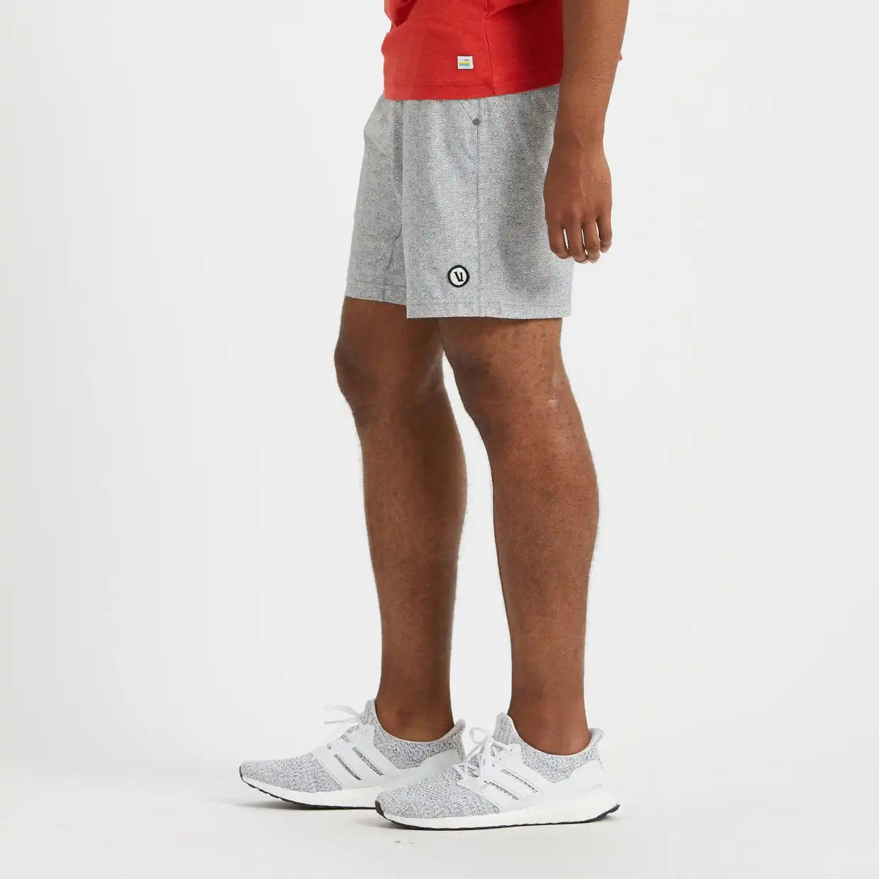 Kore Short Lined 7" | Grey Twill Texture