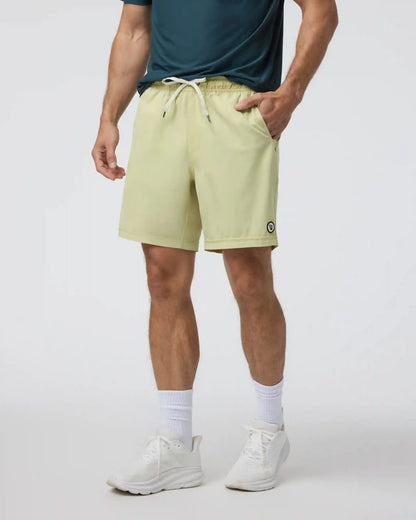 Kore Short Lined 7" | Pale Citron