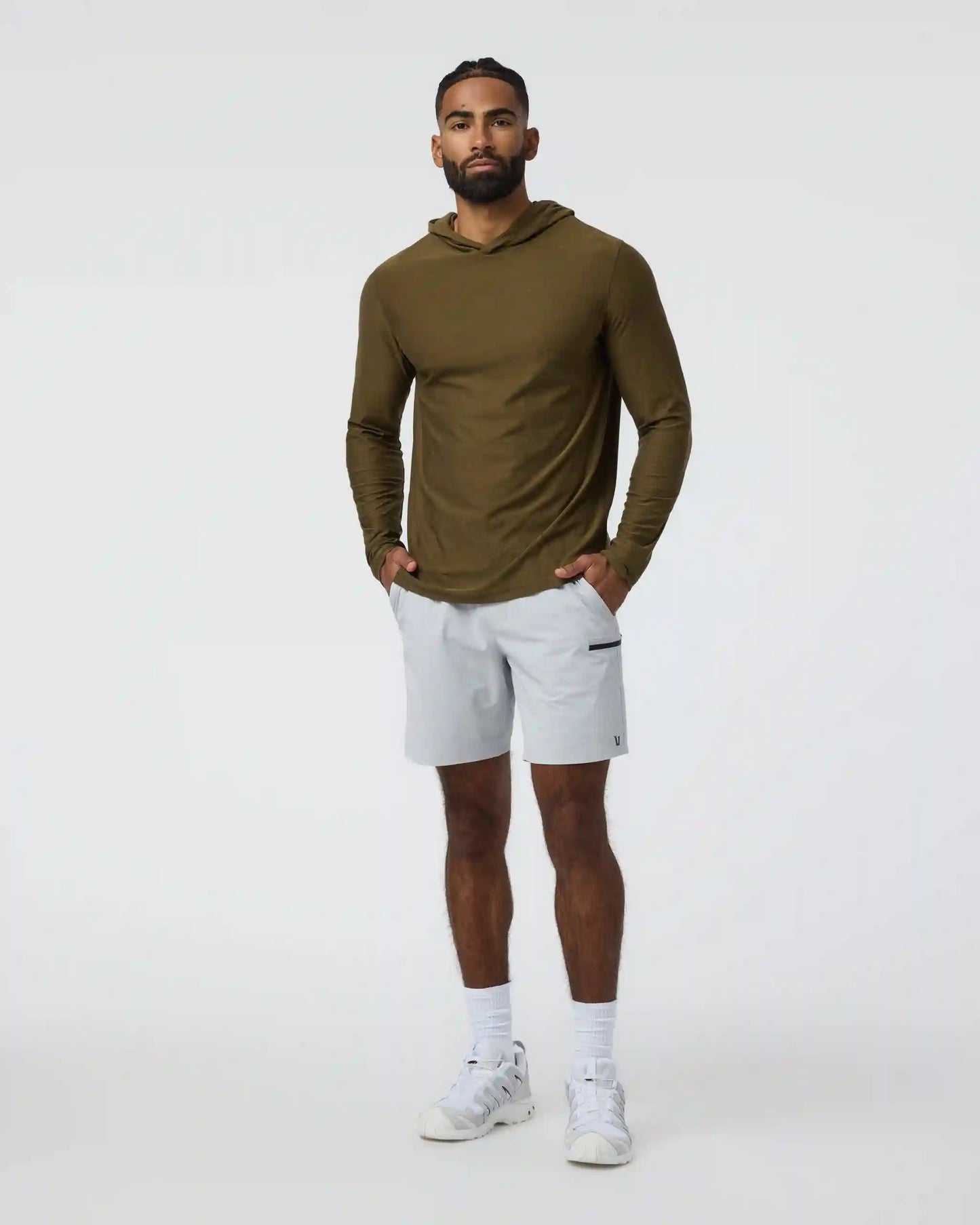 Grafton Short Unlined 7" | Sky Grey