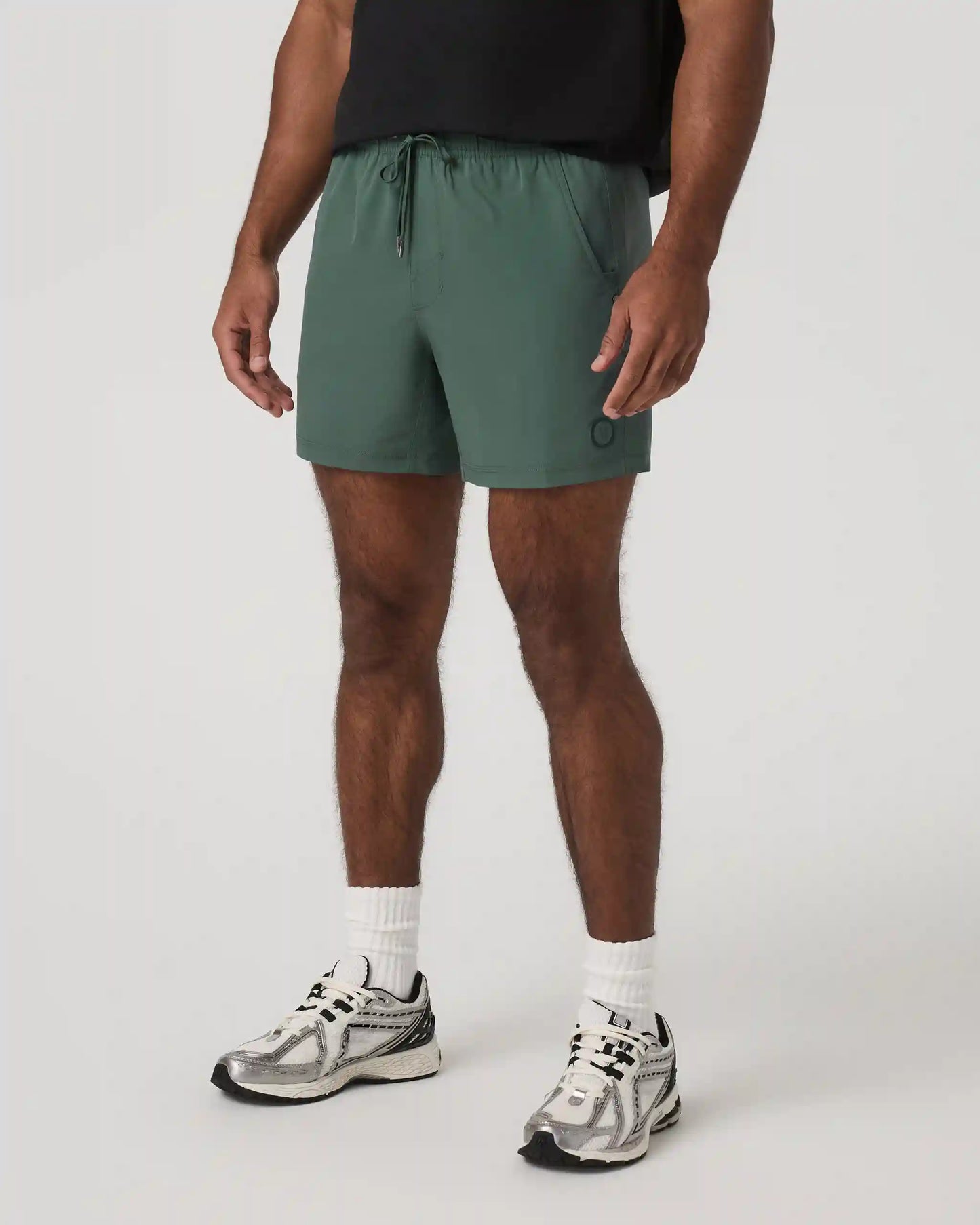 Kore Short Unlined 5" | Agate Green Tonal