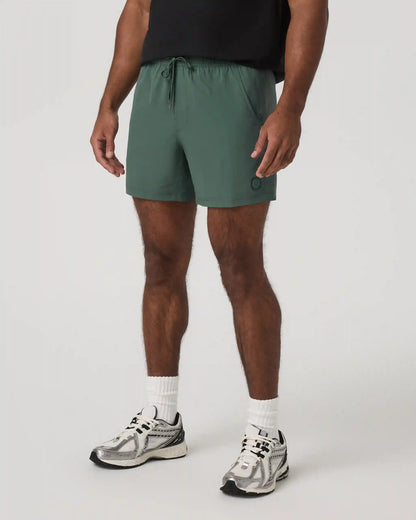 Kore Short Unlined 5" | Agate Green Tonal