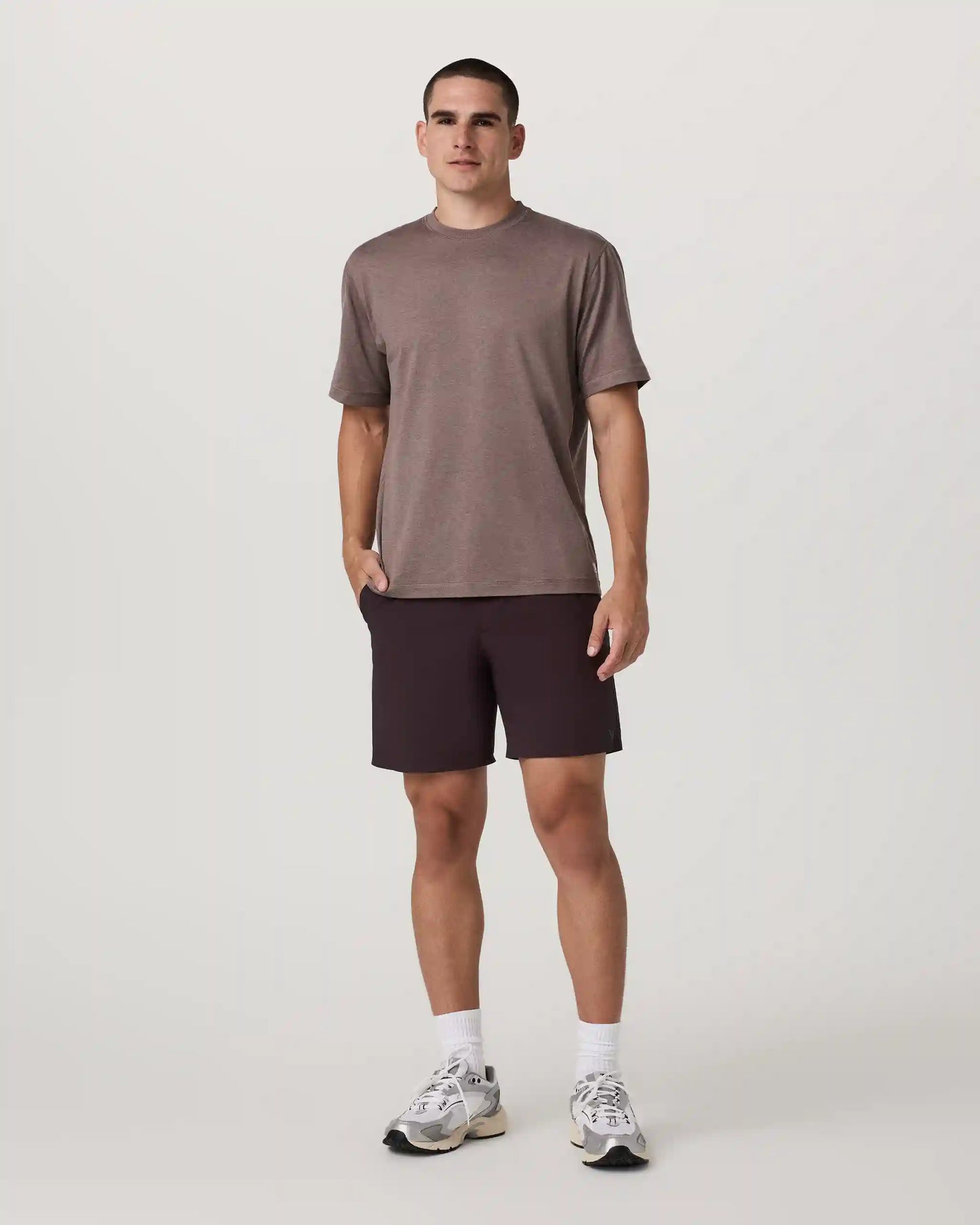 Grafton Short Lined 7" | Raisin