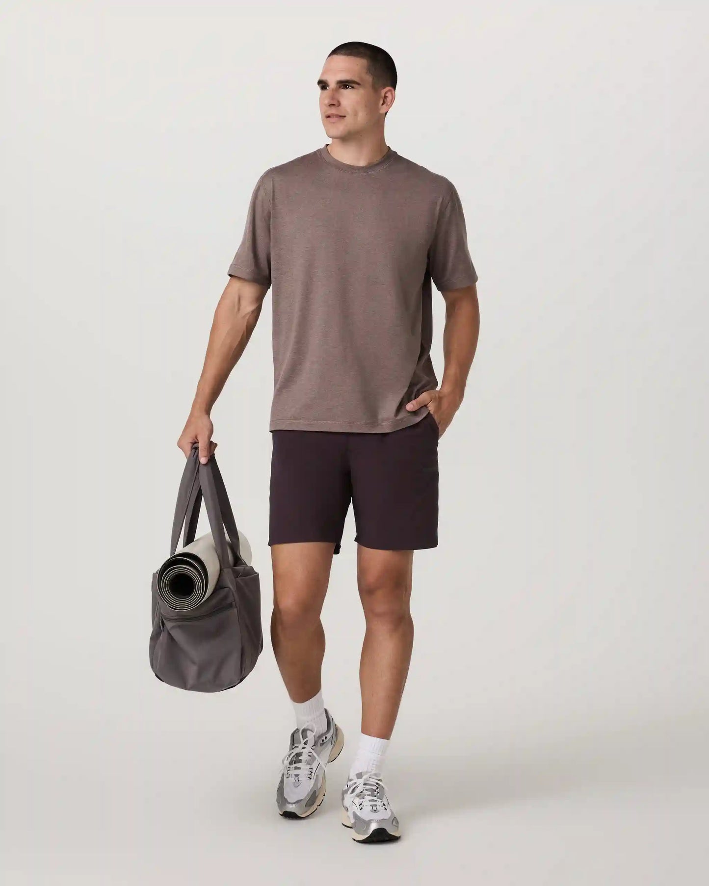 Grafton Short Lined 7" | Raisin