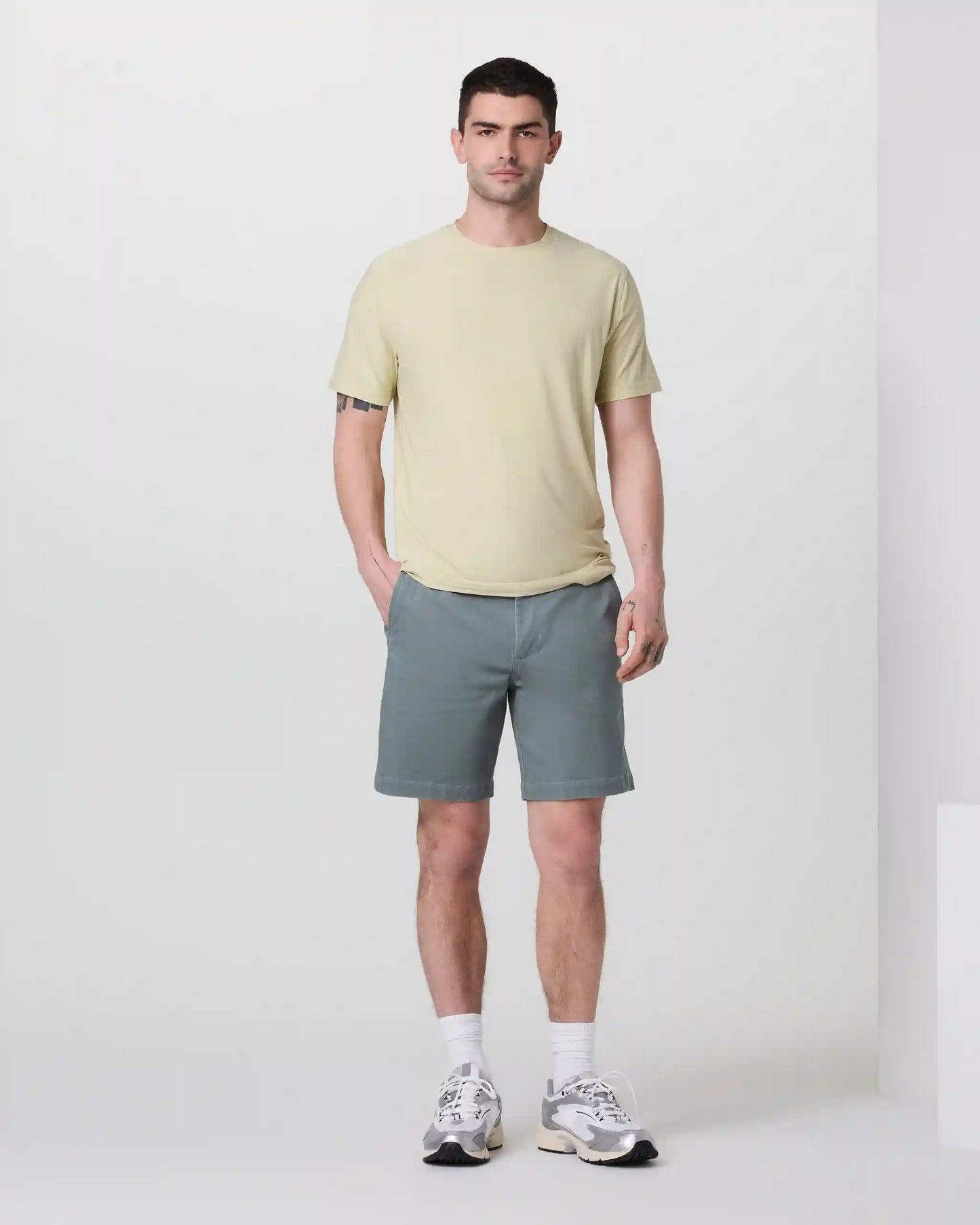 Fletcher Chino Short 8" | Dusty Blue