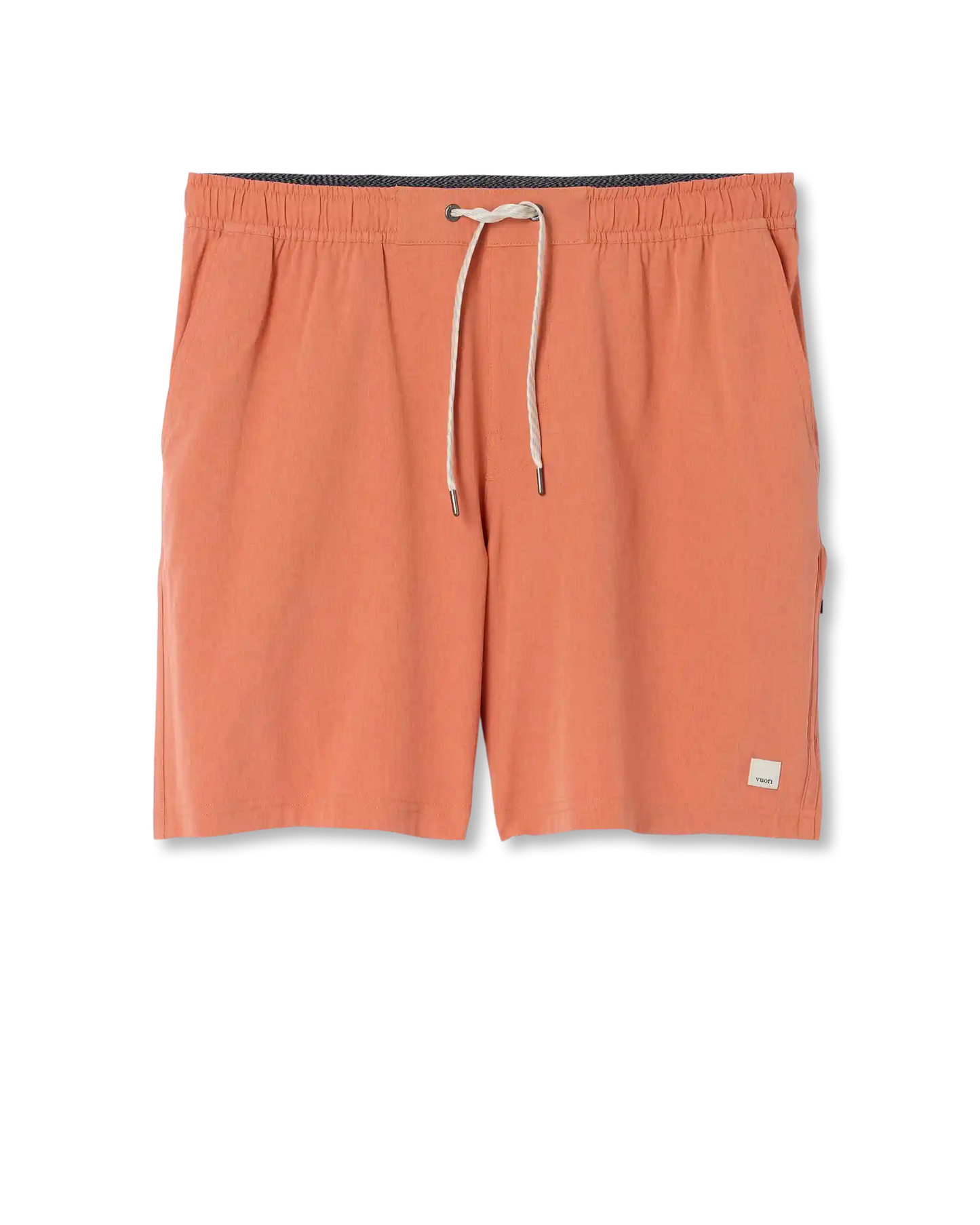 Banks Session Short Unlined 7" | Washed Brick Linen Texture