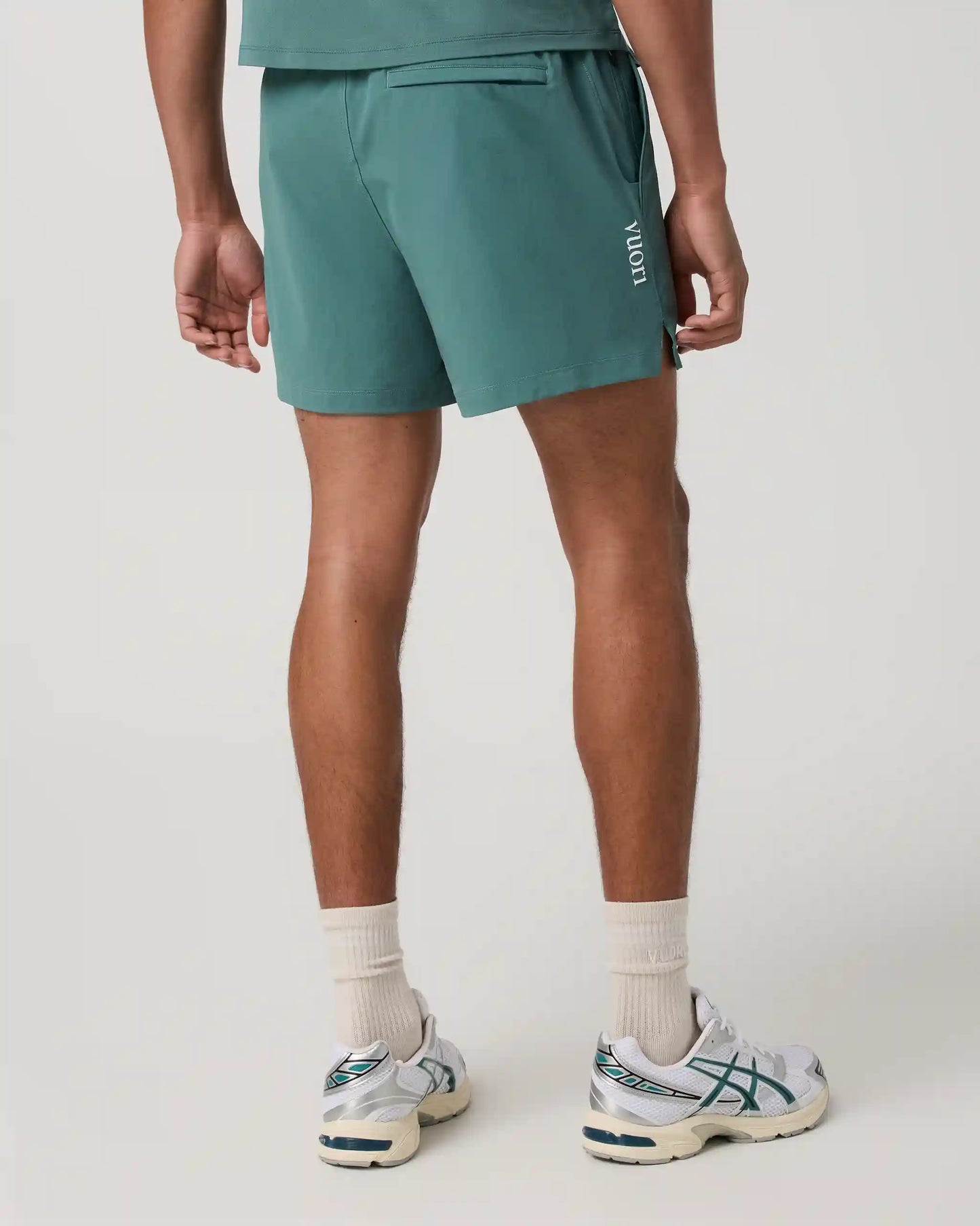 Crosscourt Short Unlined 5" | Dark Cyan