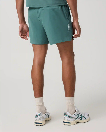 Crosscourt Short Unlined 5" | Dark Cyan