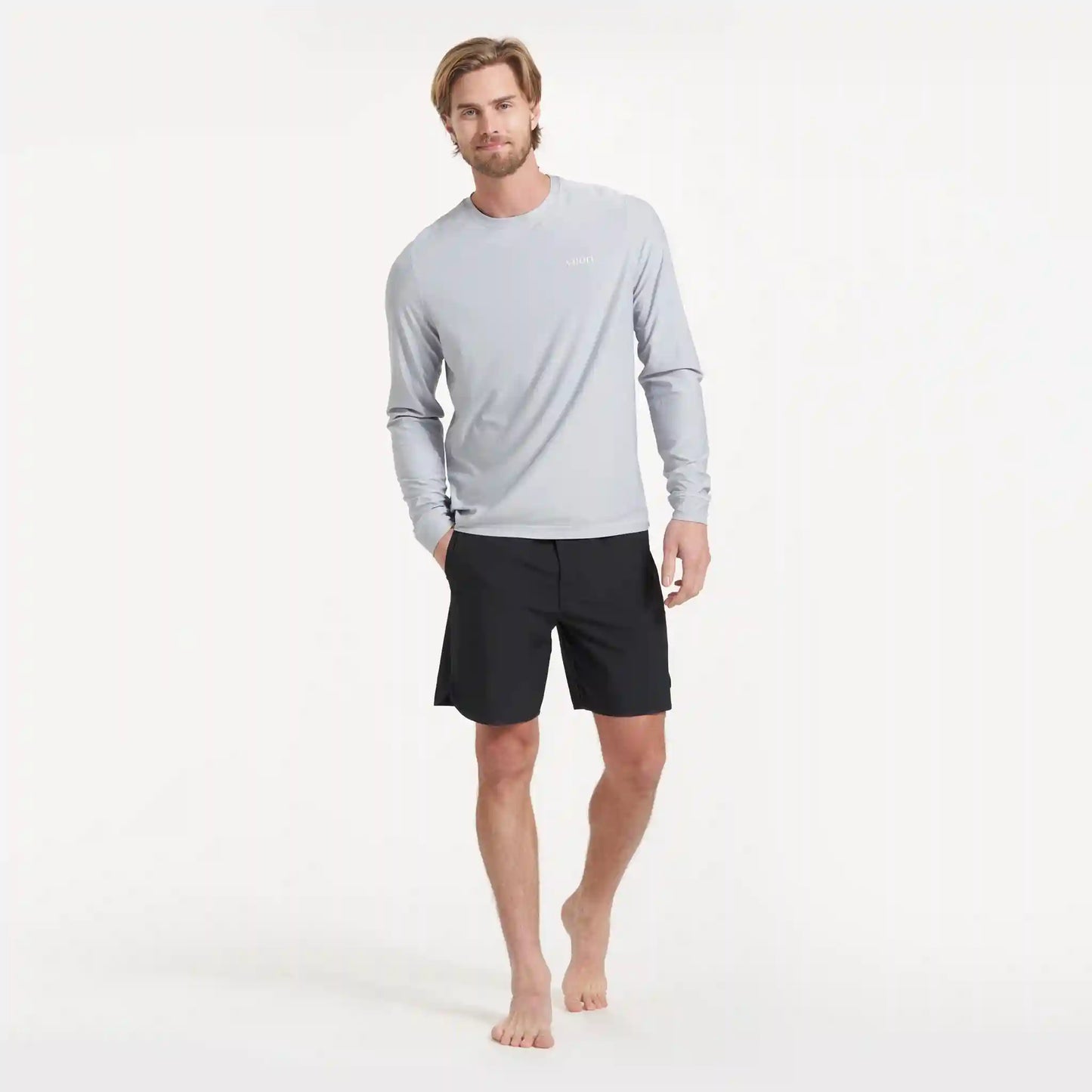 Long-Sleeve Uluwatu 2.0 Water Tee | Platinum Heather