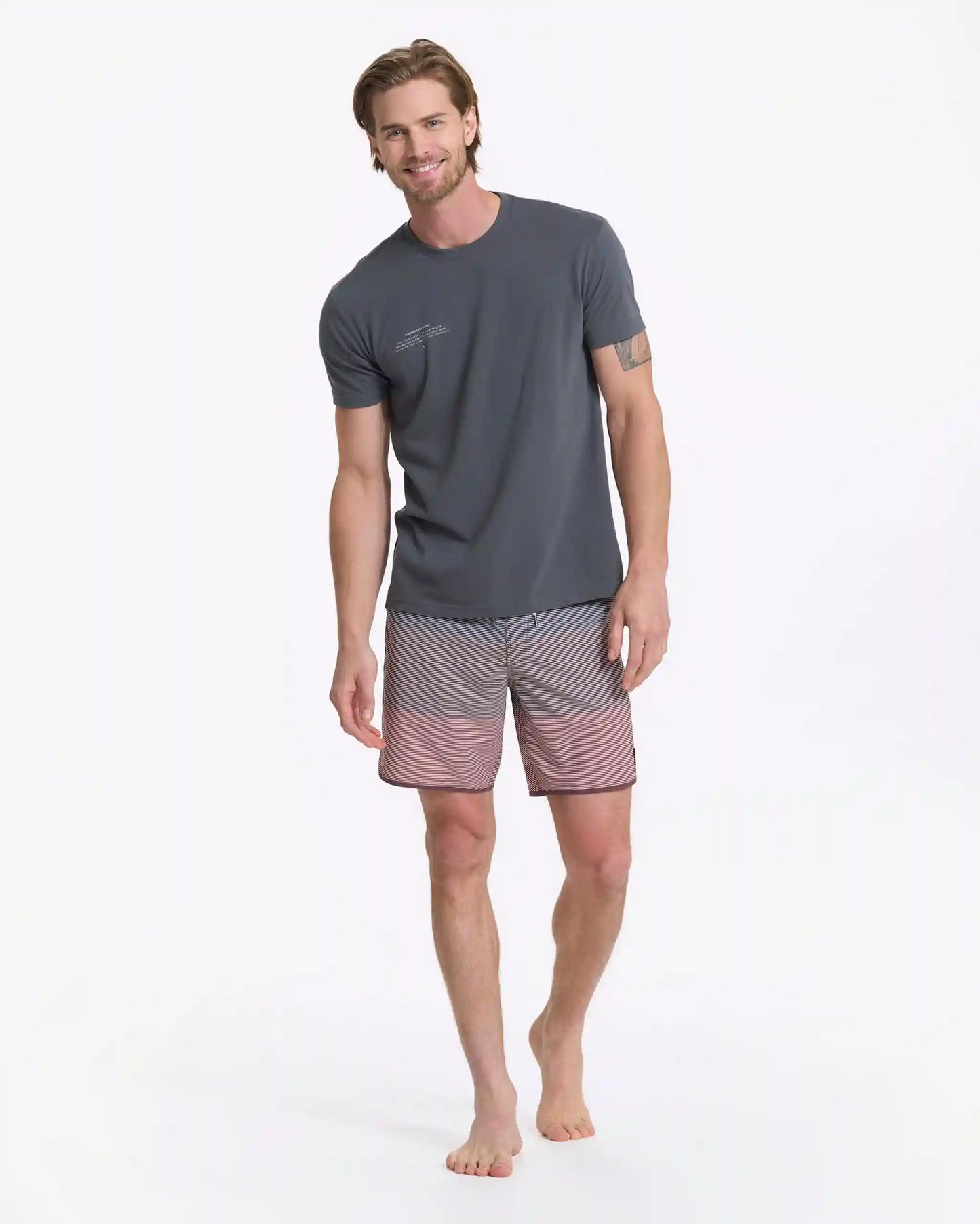 Cruise Boardshort | Chestnut Wave Stripe