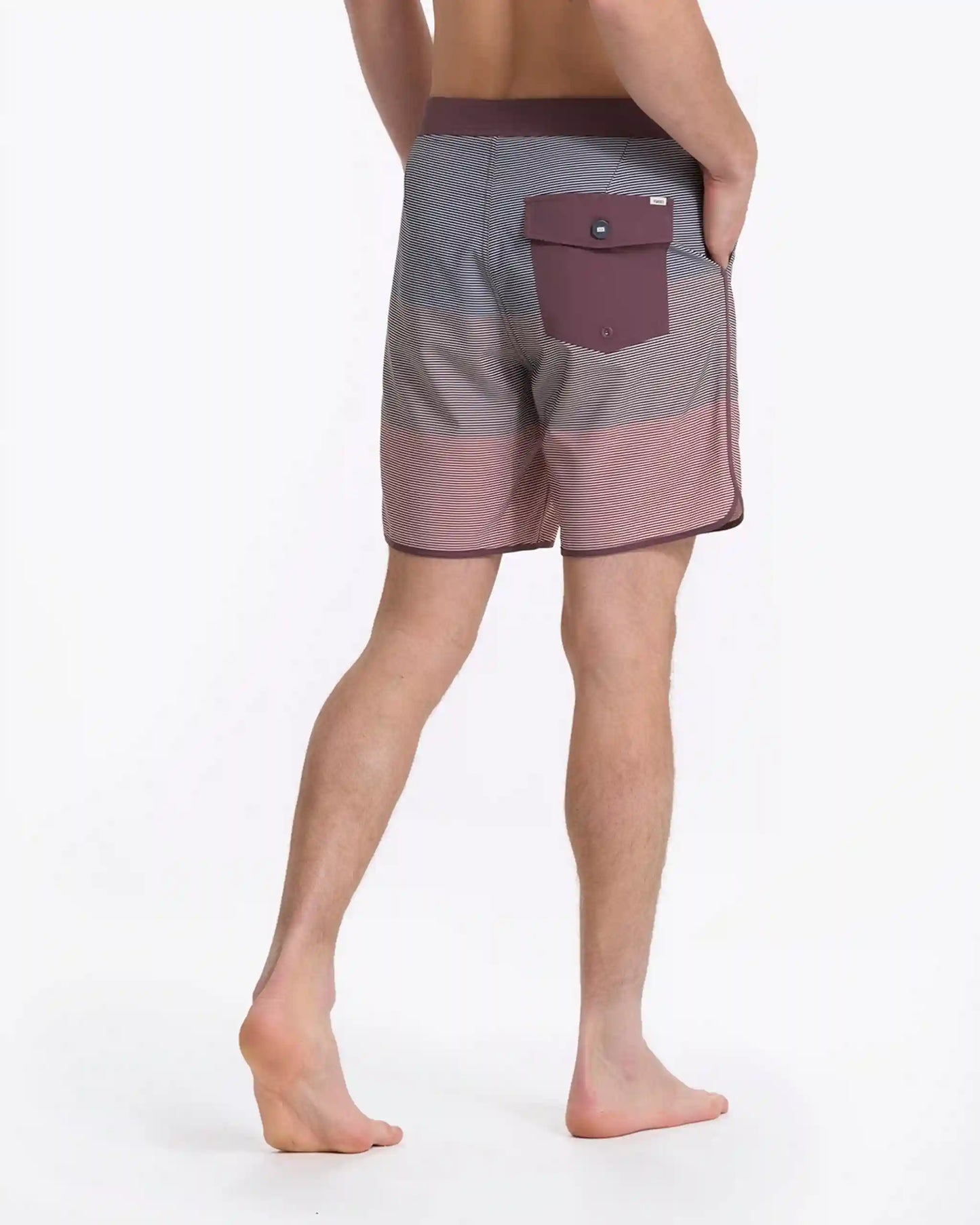 Cruise Boardshort | Chestnut Wave Stripe