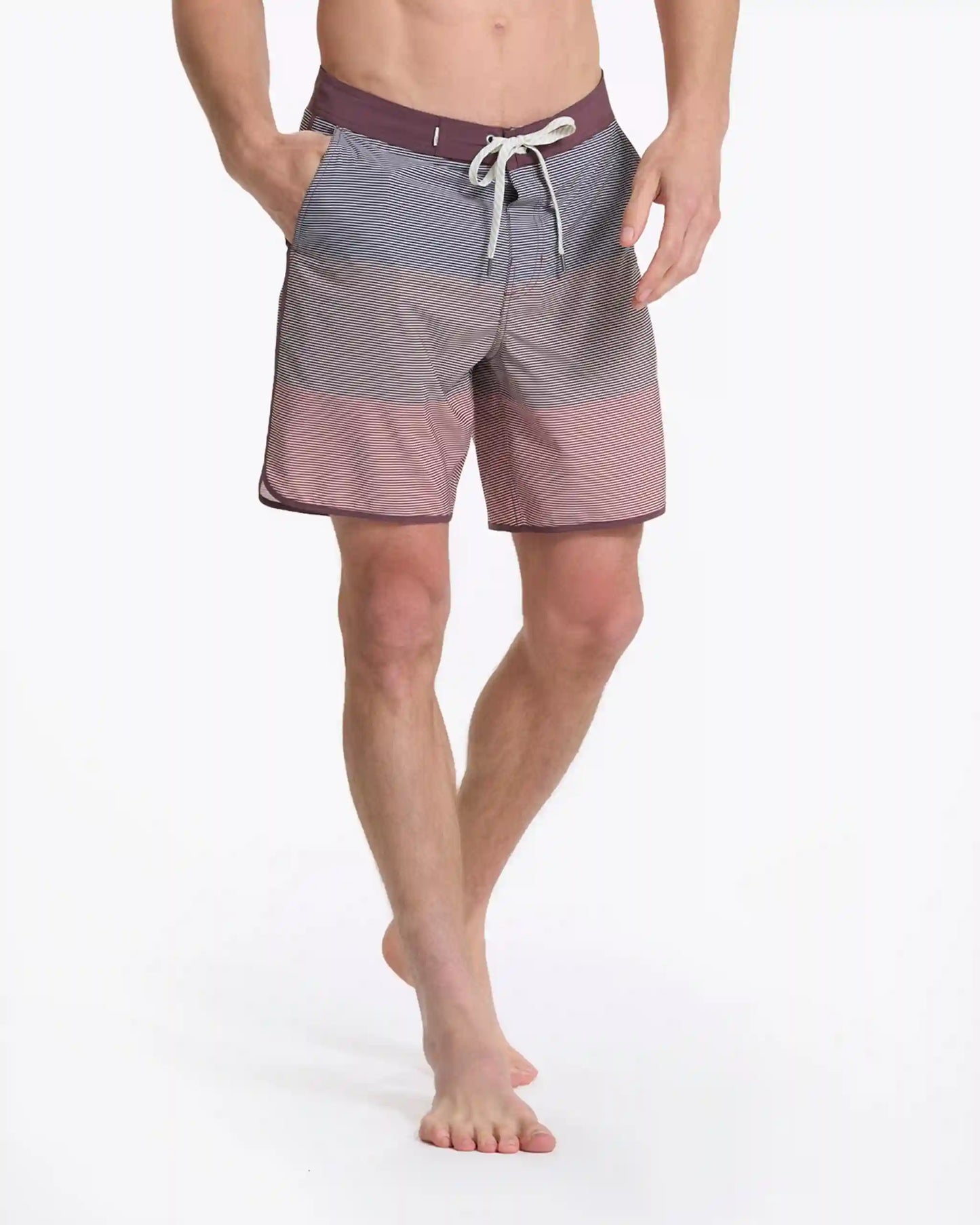 Cruise Boardshort | Chestnut Wave Stripe