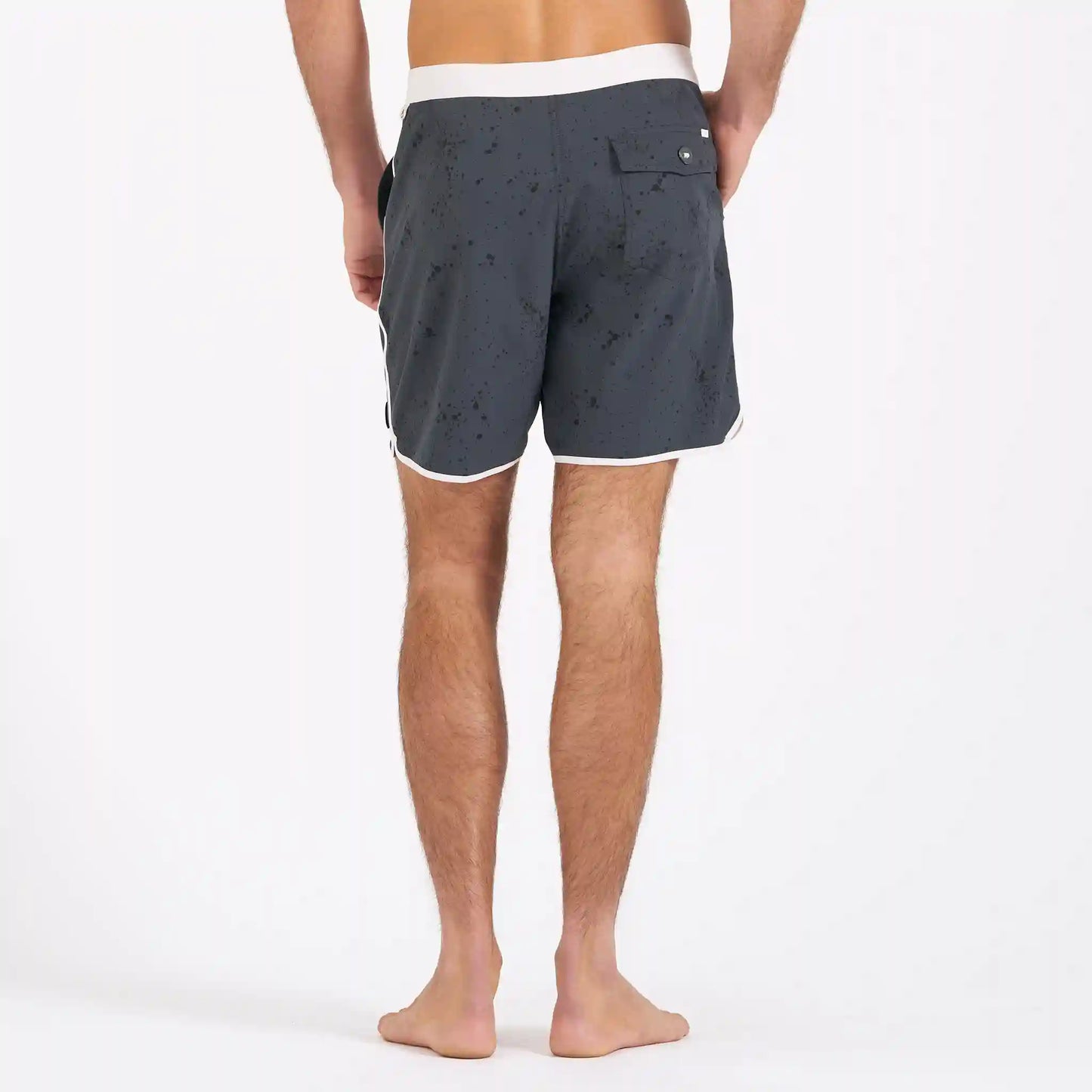 Cruise Boardshort | Charcoal Splatter