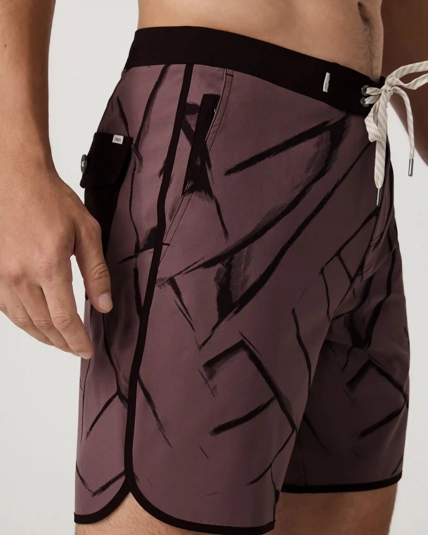 Cruise Boardshort 7" | Dusty Plum Thatch