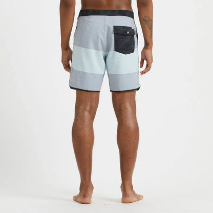 Cruise Boardshort | Grey Sea Glass Wave Stripe