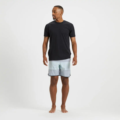 Cruise Boardshort | Grey Sea Glass Wave Stripe