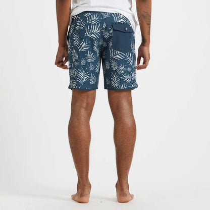 Cruise Boardshort | Indigo Floating Palm