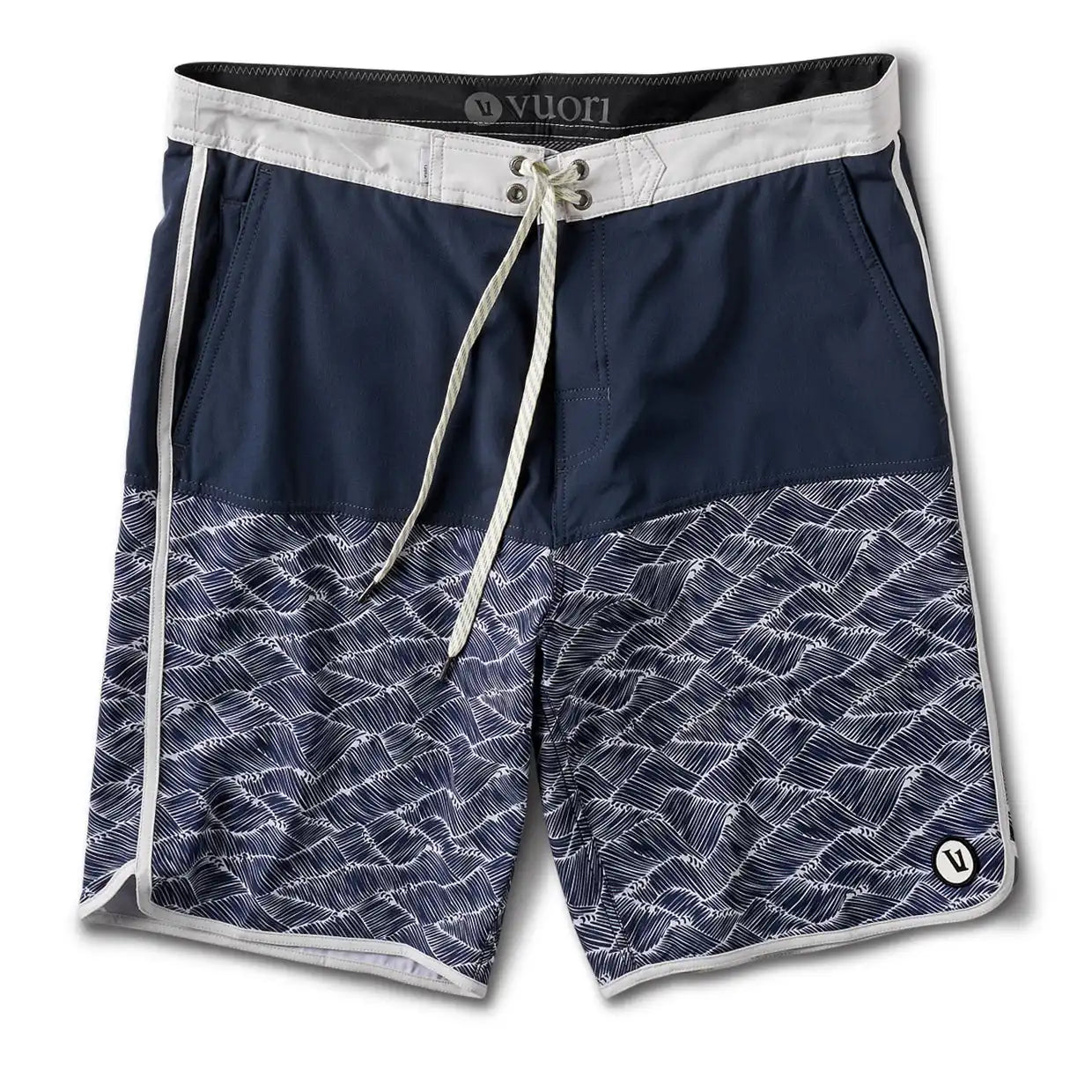 Cruise Boardshort | Navy Wave Block