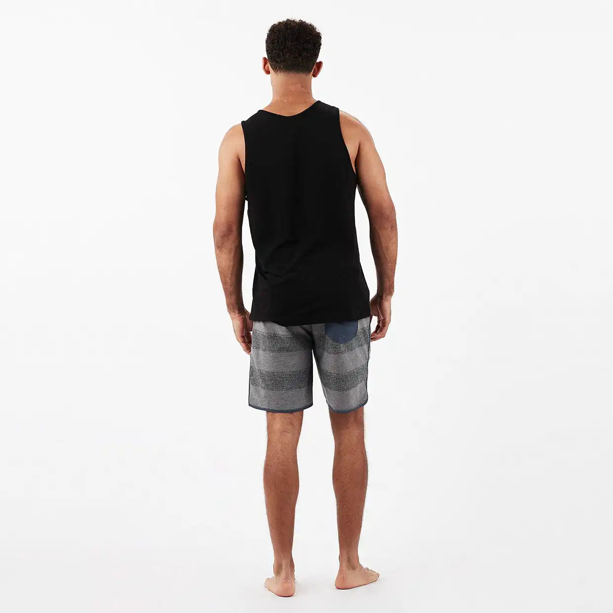 Cruise Boardshort | Grey Texture Stripe