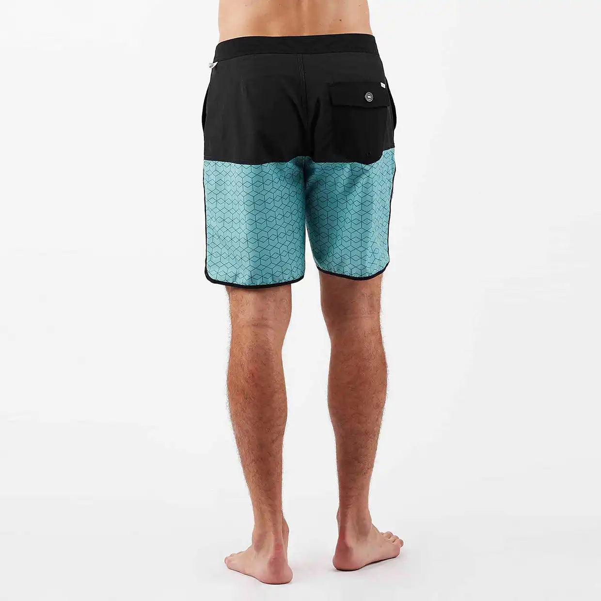 Cruise Boardshort | Glacier Hex Block