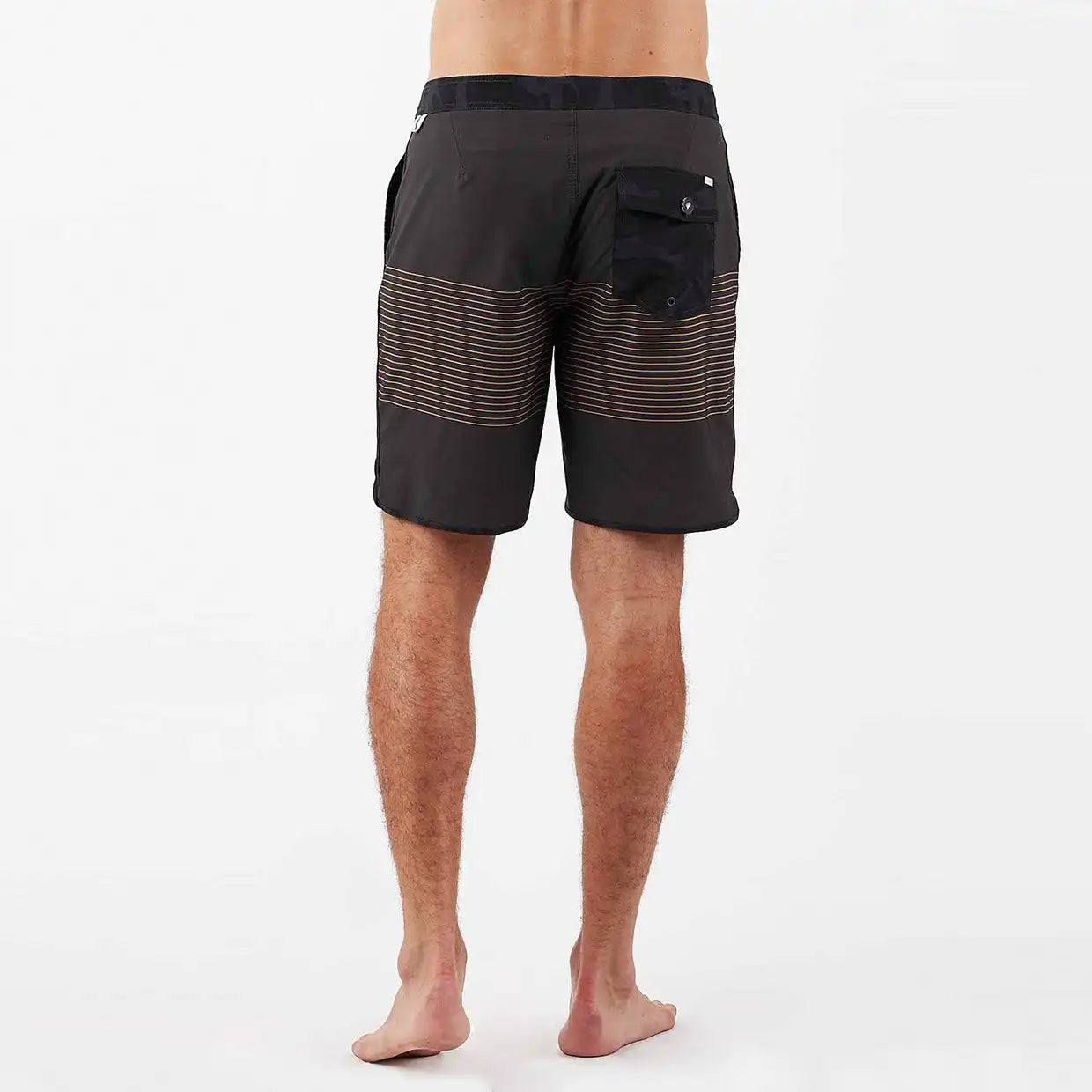 Cruise Boardshort | Charcoal Acorn Stripe
