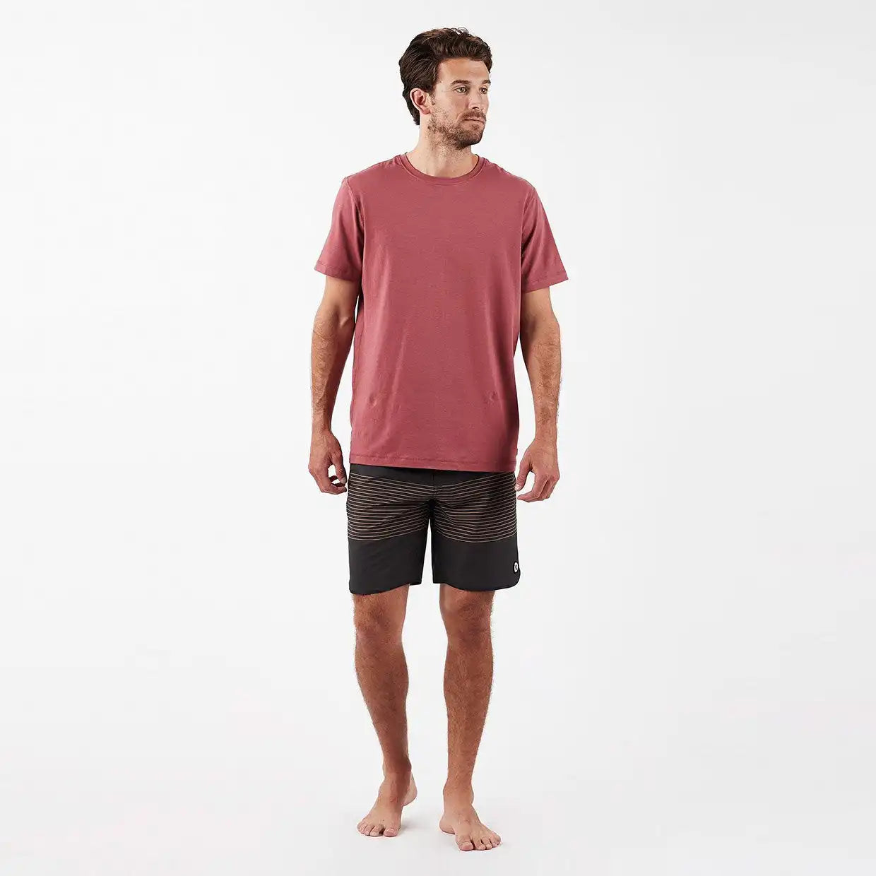 Cruise Boardshort | Charcoal Acorn Stripe