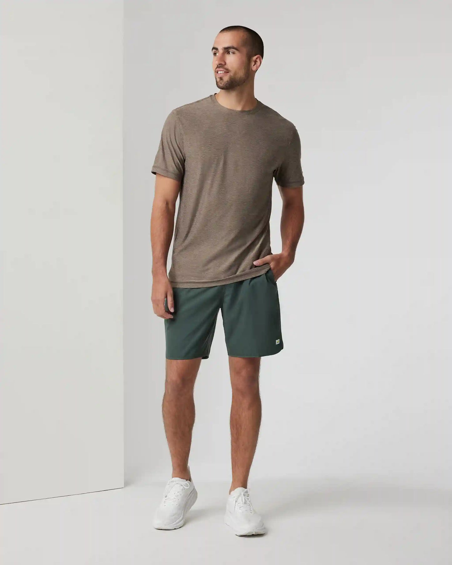 Banks Short Unlined 7" | Aspen Linen Texture