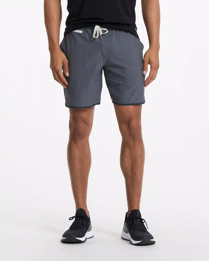 Banks Short Unlined 7" | Charcoal Engineered Stripe