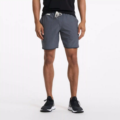Banks Short Unlined 7" | Engineered Charcoal Stripe