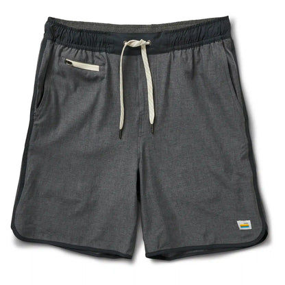 Banks Short Unlined 7" | Engineered Charcoal Stripe