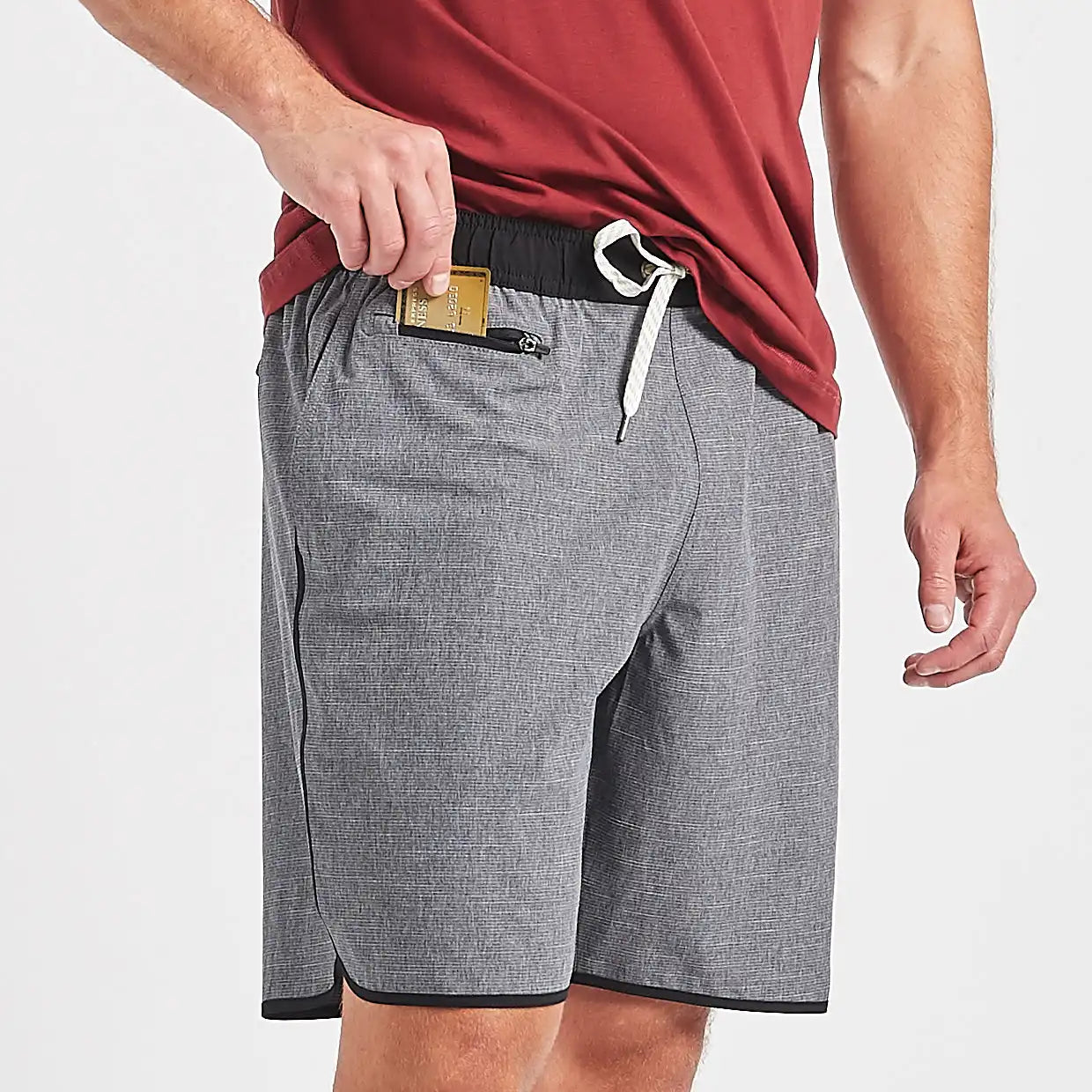 Banks Short Unlined 7" | Charcoal Texture