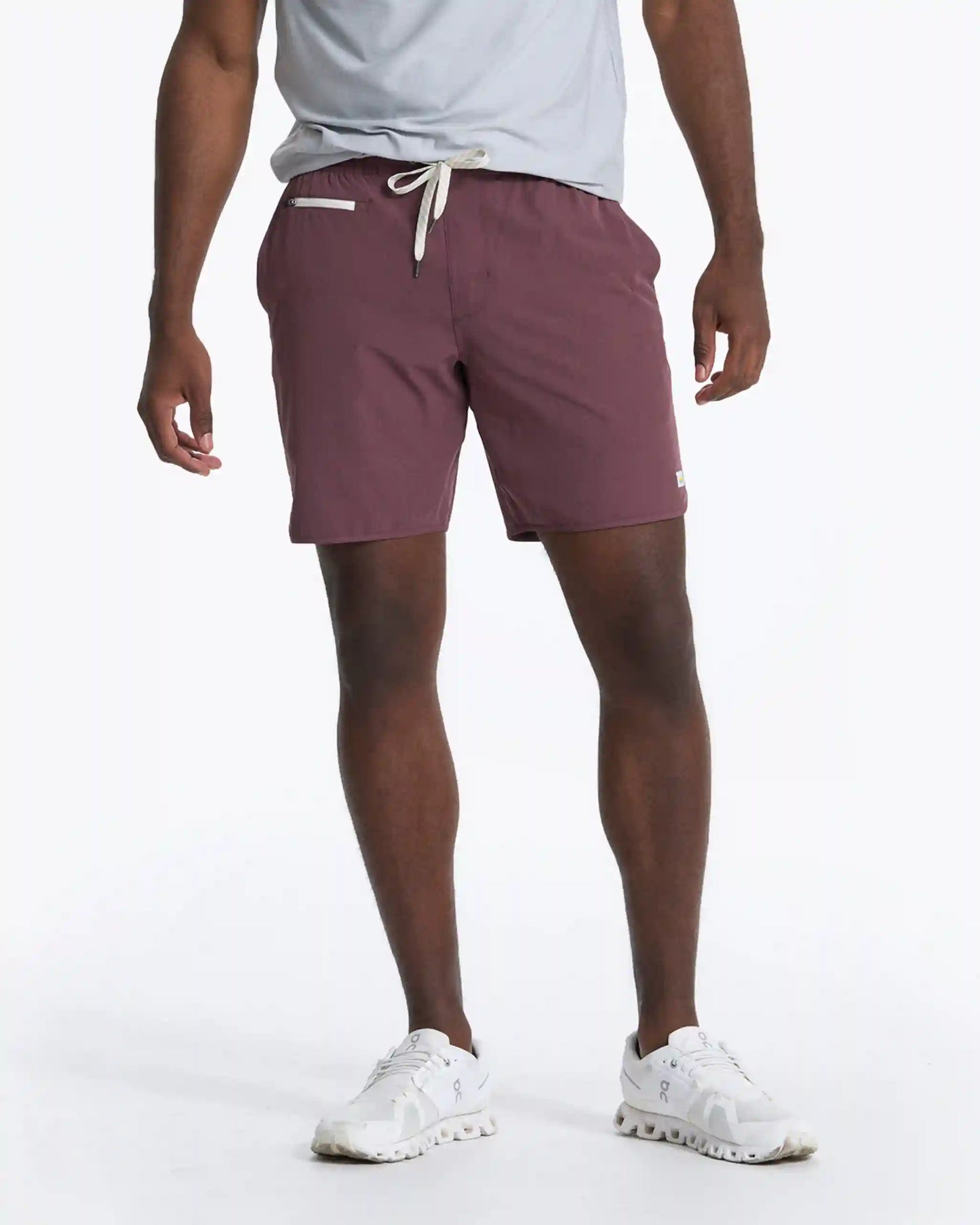 Banks Short Unlined 7" | Chestnut Linen Texture