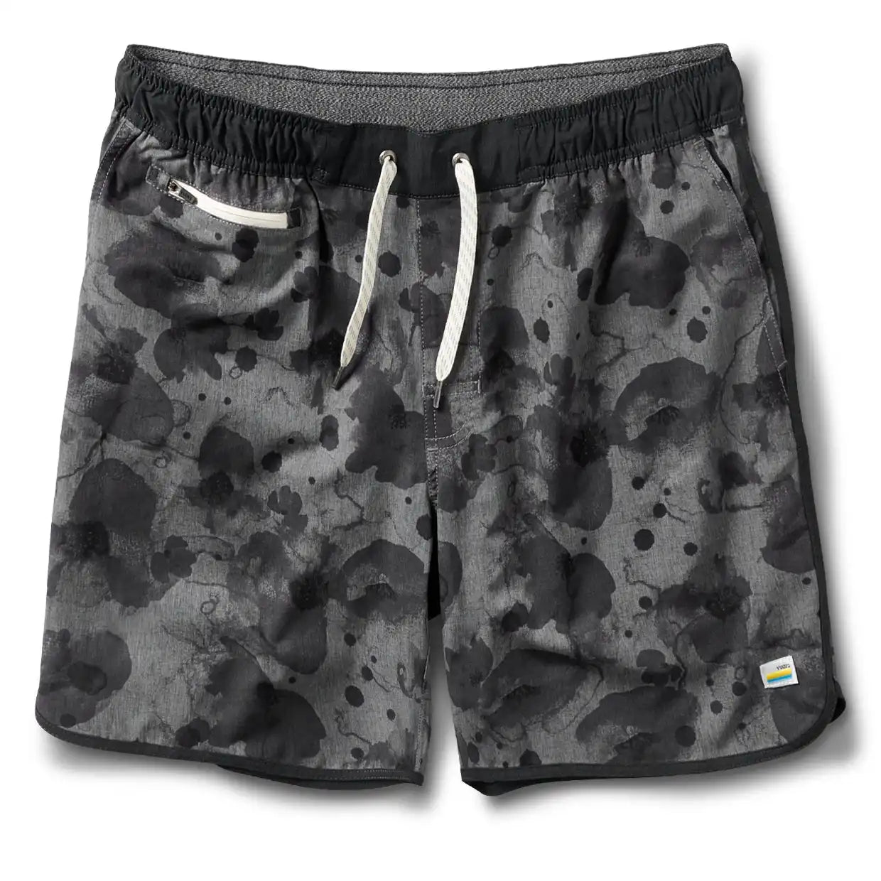 Banks Short Unlined 7" | Charcoal Water Drop
