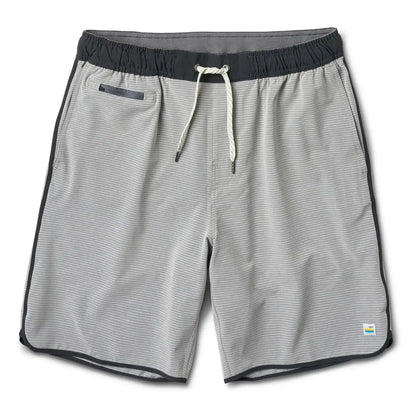 Banks Short Unlined 7" | Engineered Grey Stripe