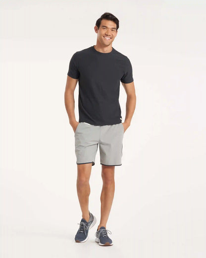 Banks Short Unlined 7" | Eucalyptus Linen Texture