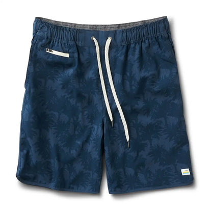 Banks Short Unlined 7" | Indigo Multi Palm
