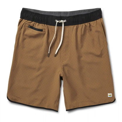 Banks Short Unlined 7" | Tobacco Micro Dot