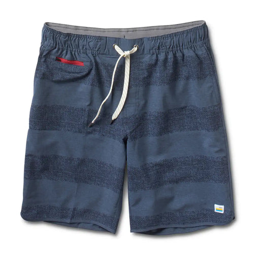 Banks Short | Navy Texture Stripe